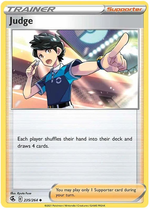 Judge 235/264 Uncommon Pokemon Card (SWSH Fusion Strike)