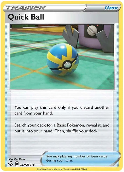 Quick Ball 237/264 Uncommon Pokemon Card (SWSH Fusion Strike)