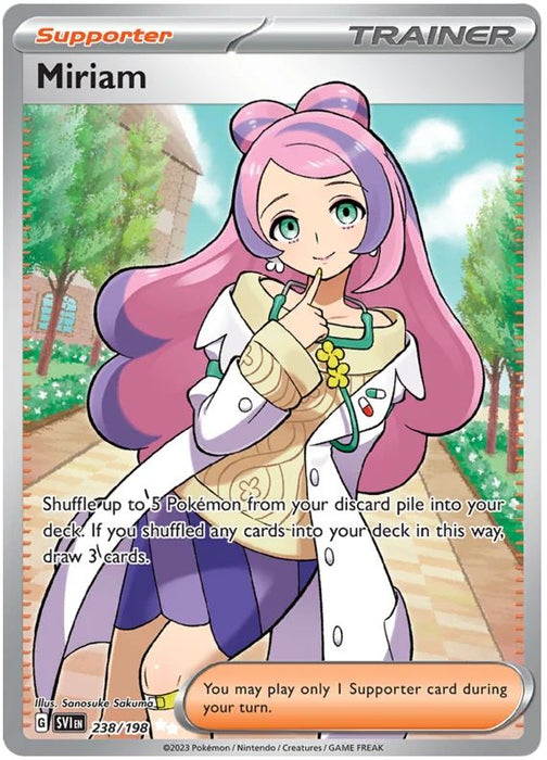 Miriam 238/198 Ultra Rare Double Pokemon Card (Scarlet & Violet Base)