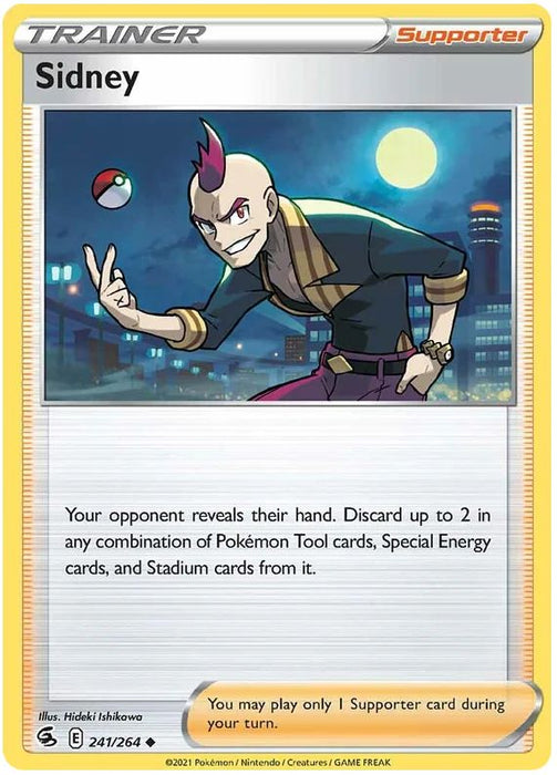 Sidney 241/264 Uncommon Pokemon Card (SWSH Fusion Strike)