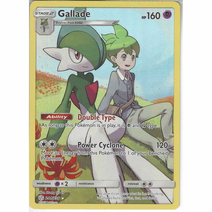 Gallade 244/236 Secret Rare Pokemon Card (Cosmic Eclipse)