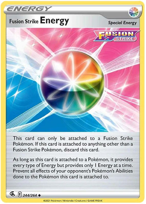 Fusion Strike Energy 244/264 Uncommon Pokemon Card (SWSH Fusion Strike)