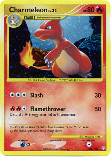 Charmeleon 24/102 Uncommon Pokemon Card (Base Set)