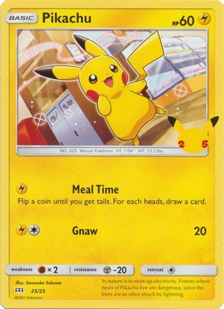 pokemon mcdonalds 2021 cards Pokemon TCG: 2021 McDonald's 25th Anniversary Booster Pack