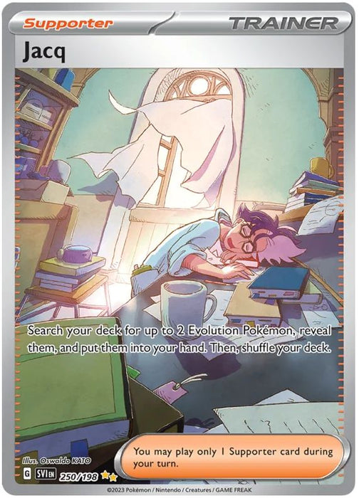 Jacq 250/198 Special Illustration Rare Pokemon Card (Scarlet & Violet Base)