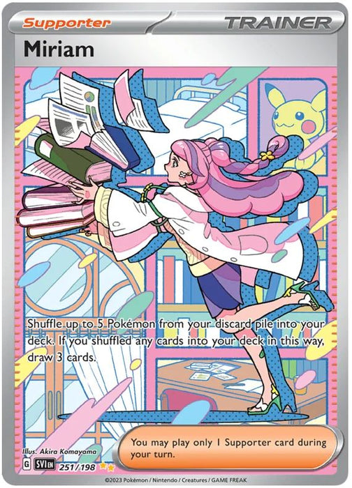 Miriam 251/198 Special Illustration Rare Pokemon Card (Scarlet & Violet Base)