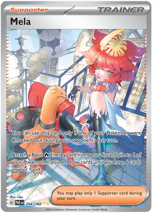 Mela 254/182 Special Illustration Rare Pokemon Card (SV04 Paradox Rift)