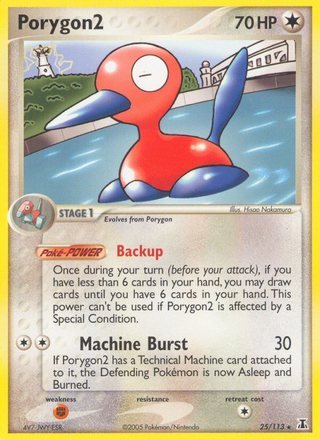 Porygon2 25/113 Rare Pokemon Card (EX Delta Species) — Titan Cards Ltd