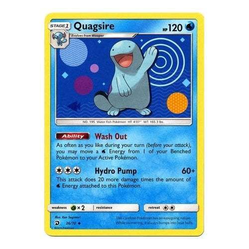 Quagsire 26/70 Uncommon Pokemon Card (Dragon Majesty)
