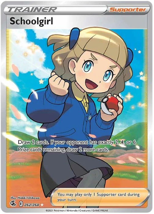 Schoolgirl 262/264 Ultra Rare Pokemon Card (SWSH Fusion Strike)