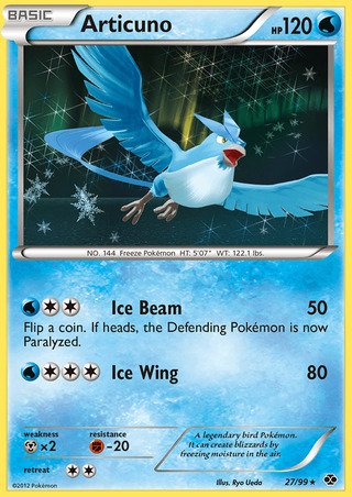 Articuno 27/99 Rare Holo Pokemon Card (Next Destinies) — Titan Cards Ltd