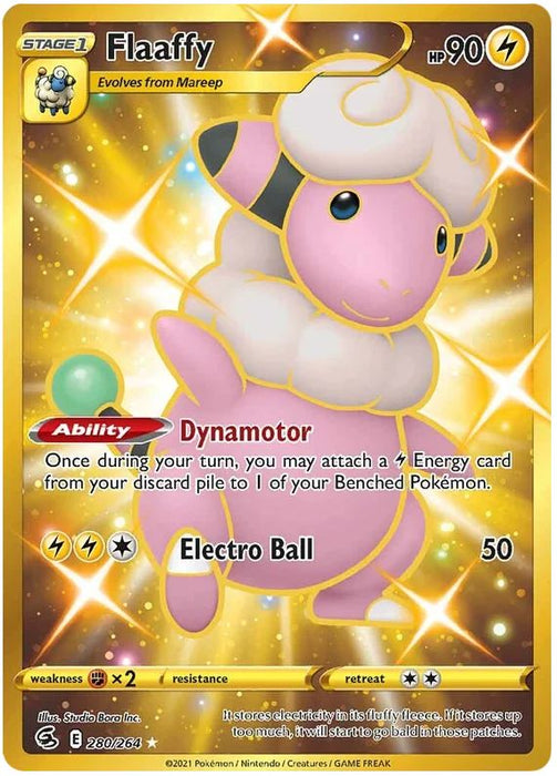 Flaaffy 280/264 Secret Rare Pokemon Card (SWSH Fusion Strike)