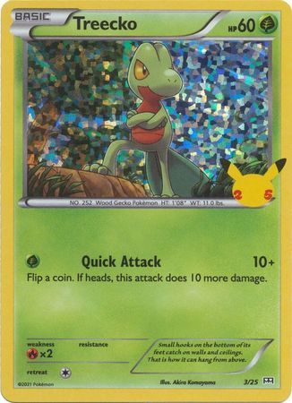 Treecko 3/25 Holo Pokemon Card (McDonalds Collection 2021) — Titan Cards Ltd
