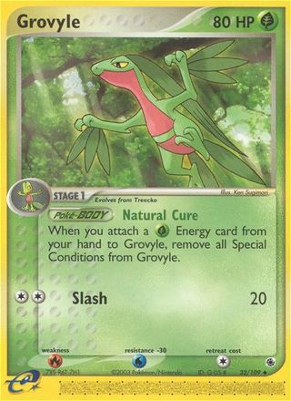 Grovyle 32/109 Uncommon Pokemon Card (EX Ruby & Sapphire)
