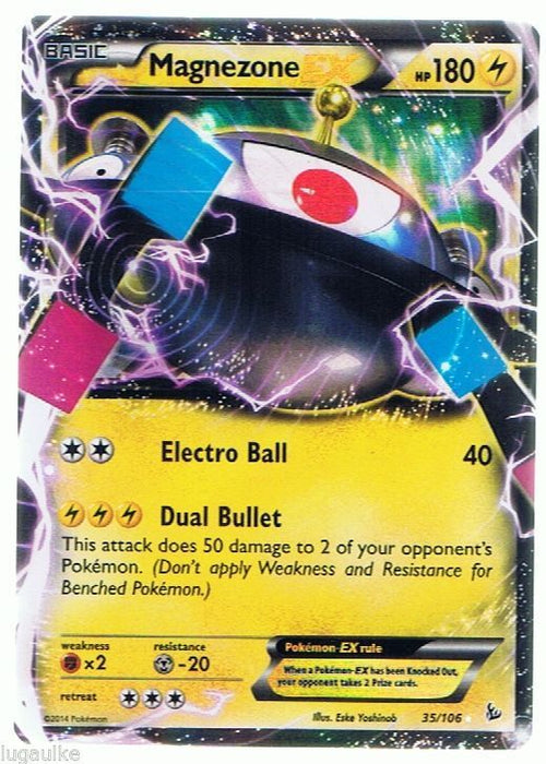 Magnezone EX 35/106 Ultra Rare Pokemon Card (XY Flashfire)