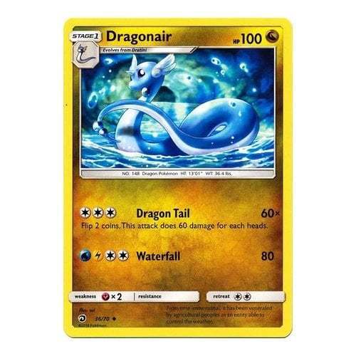 Dragonair 36/70 Uncommon Pokemon Card (Dragon Majesty)
