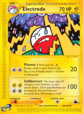 Electrode 36/144 Uncommon Pokemon Card (Skyridge) — Titan Cards Ltd