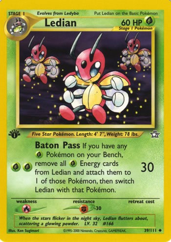 Lanturn 38/111 Uncommon Pokemon Card (Neo Genesis)