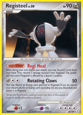 Registeel 39/146 Rare Pokemon Card (Legends Awakened)