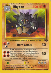 Rhydon 45/64 Uncommon Pokemon Card (Jungle Set)