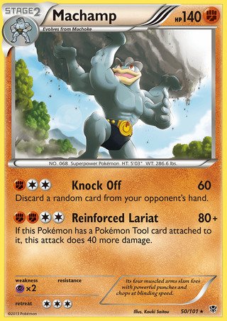 rare pokemon cards machamp Machamp 50/101 Rare Pokemon Card (Plasma Blast) — Titan Cards Ltd