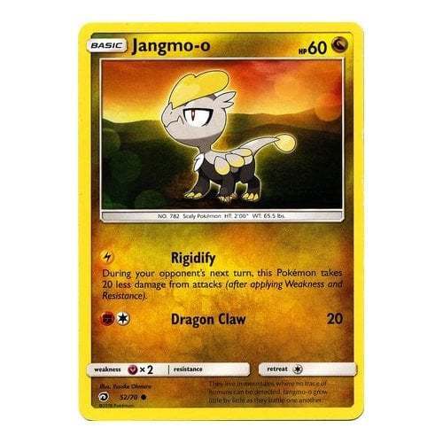 Jangmo-o 52/70 Common Pokemon Card (Dragon Majesty) — Titan Cards Ltd
