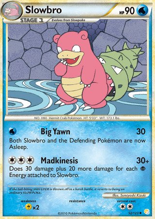 shiny slowbro pokemon card Slowbro 52/123 Uncommon Pokemon Card (HeartGold & SoulSilver) — Titan Cards  Ltd