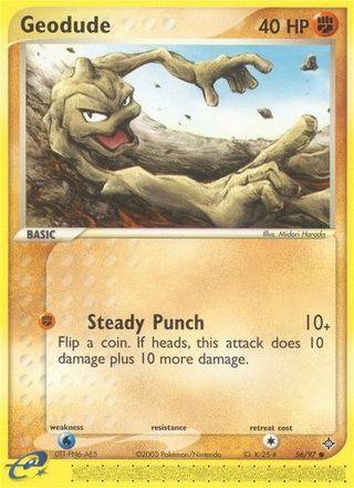 Geodude 56/97 Common Pokemon Card (EX Dragon)