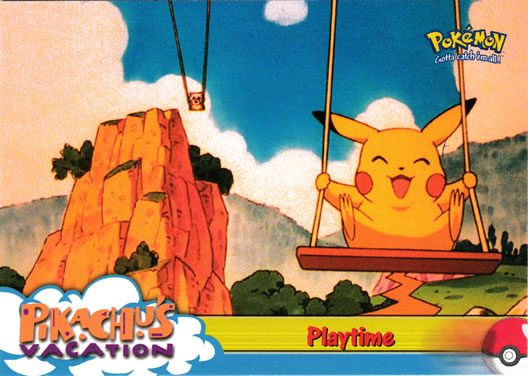 Playtime 57 - Pikachu's Vacation Topps Card