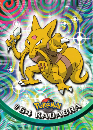 Kadabra #64 Topps Series 1 Pokemon Card