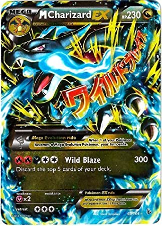 Mega Charizard EX 69/106 Ultra Rare Pokemon Card (XY Flashfire)