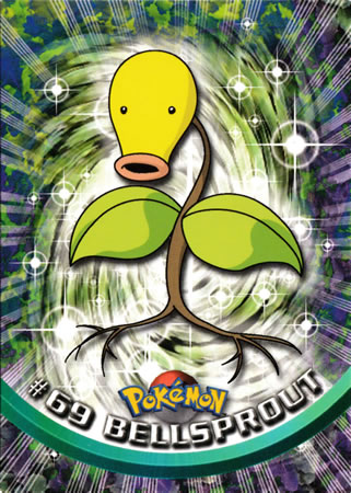 Bellsprout #69 Topps Series 1 Pokemon Card