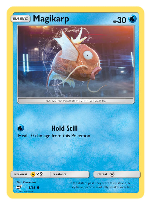 Magikarp 8/18 Common Pokemon Card (Detective Pikachu)