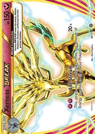 Xerneas BREAK 82/114 Ultra Rare Pokemon Card (XY Steam Siege) — Titan Cards  Ltd