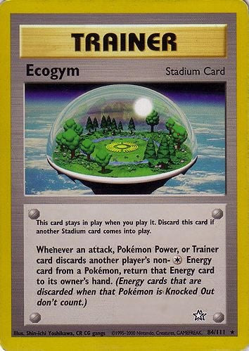 Ecogym 84/111 Common Pokemon Card (Neo Genesis) — Titan Cards Ltd