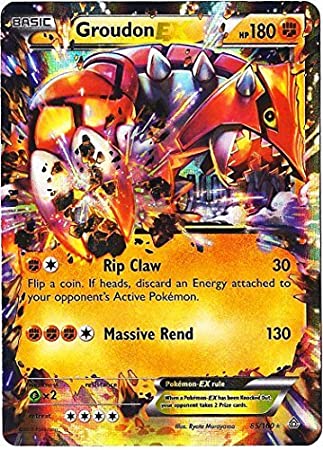 Groudon EX 85/160 Ultra Rare Pokemon Card (XY Primal Clash)