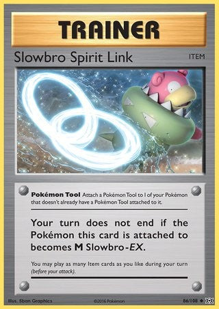 Slowbro Spirit Link 86/108 XY Evolutions Uncommon