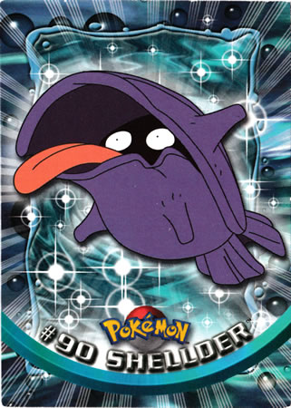 Shellder 90 Topps Series 2 Pokemon Card