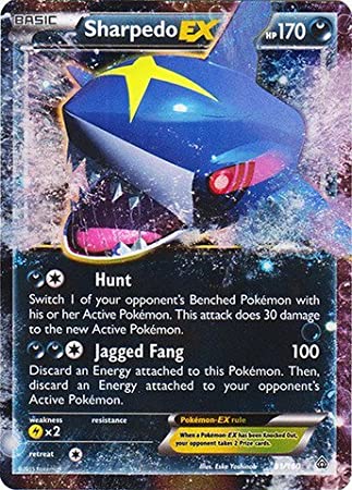 Sharpedo EX 91/160 Ultra Rare Pokemon Card (XY Primal Clash)