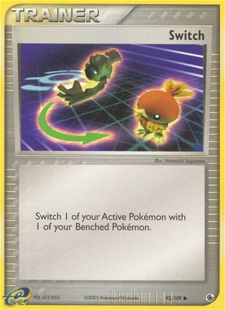 Switch 92/109 Common Pokemon Card (EX Ruby & Sapphire)