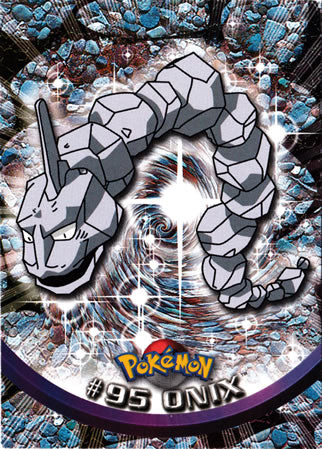 Onix 95 Topps Series 2 Pokemon Card