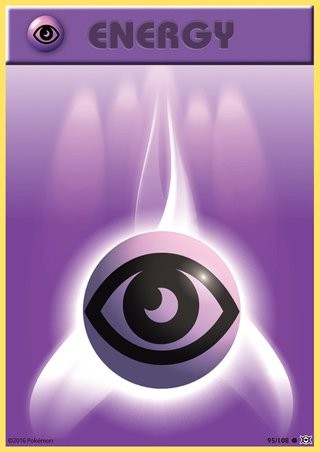 Psychic Energy 95/108 Common Pokemon Card (XY Evolutions)