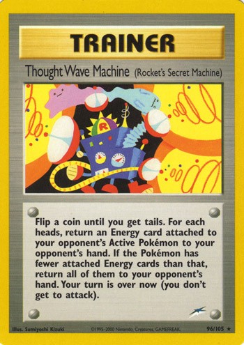 Thought Wave Machine 96/105 Neo Destiny Rare