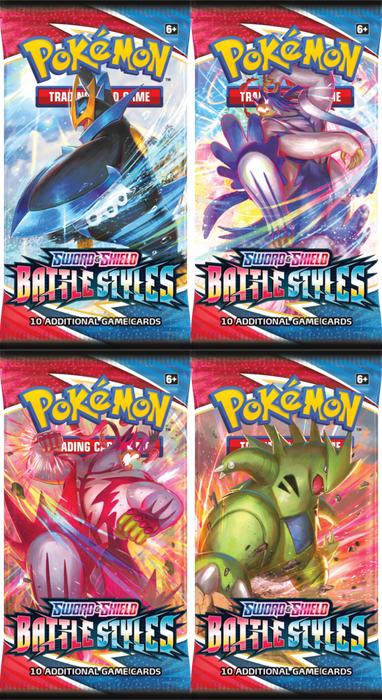 Pokemon TCG Sword & Shield Battle Styles SWSH05 Booster Pack