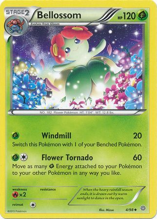 Belossom 4/98 Rare Holo Promo Pokemon Card (Ancient Origins)