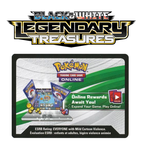 Pokemon Black & White: Legendary Treasures Online Booster Code