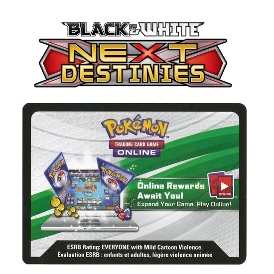 Pokemon Black & White: Next Destinies Online Booster Code
