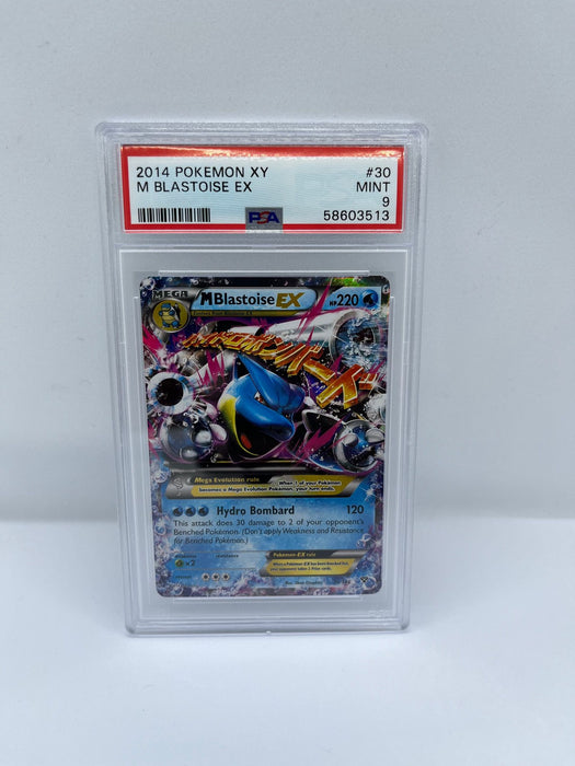 Blastoise EX 30/146 PSA 9 Graded Pokemon Card (2014 Pokemon XY)