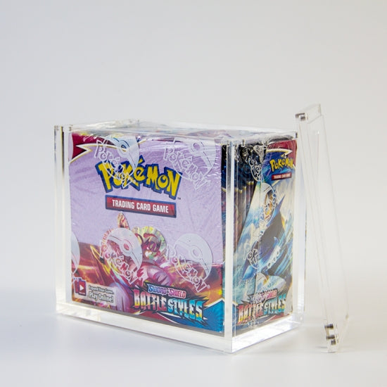 Pokemon Booster Box Acrylic Case / Protector / Display with magnetic l —  Titan Cards Ltd