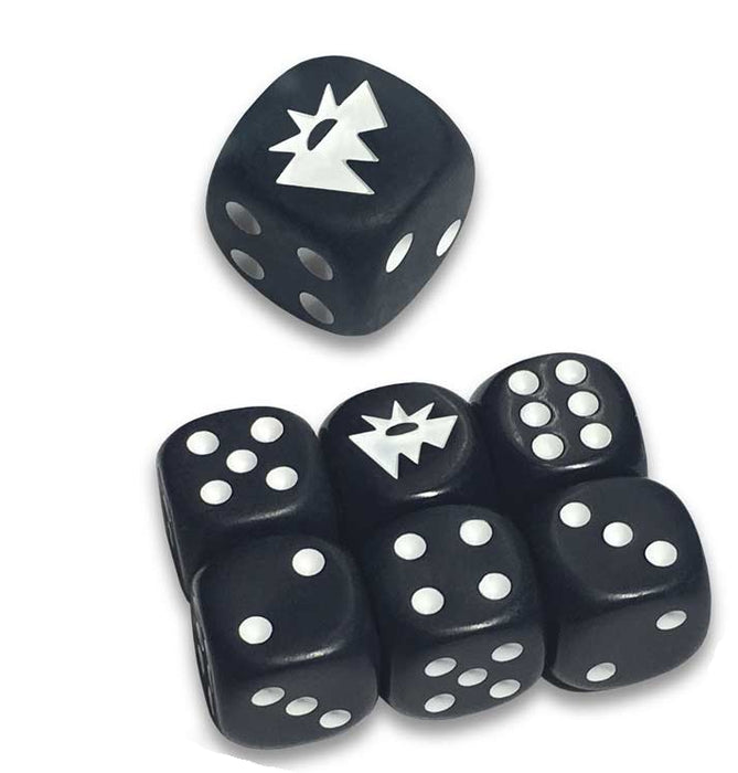 Pokemon Burning Shadows Black Dice Set (7 Dice)